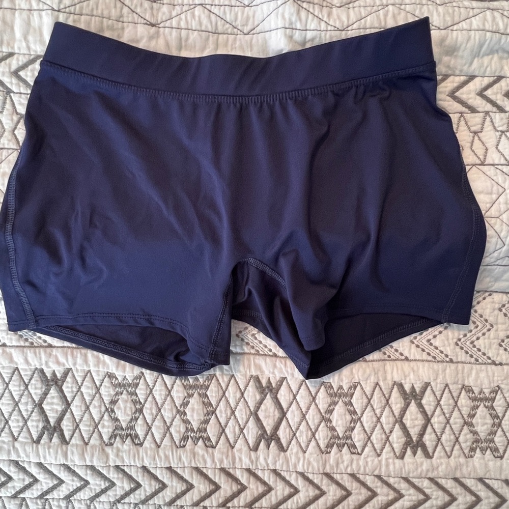 Navy Biker Shorts